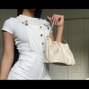 Mini purse in cream